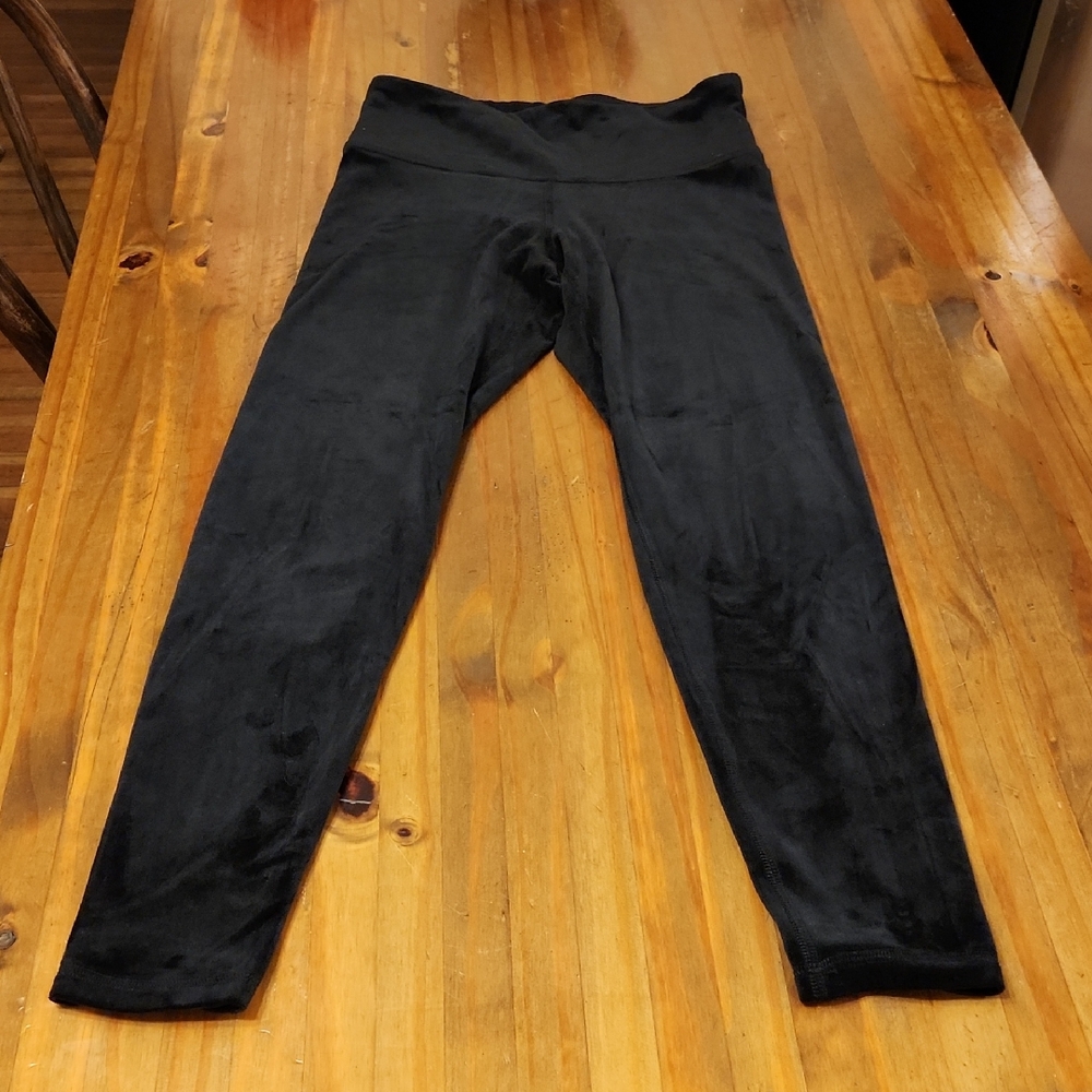 Old Navy Women's Black Velvet Leggings